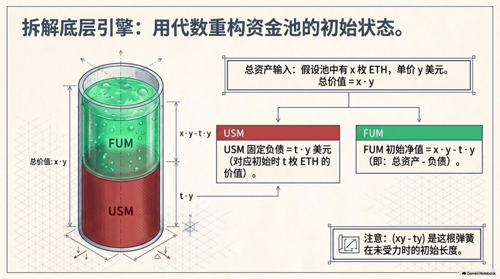 拆解底层引擎:代数重构资金池初始状态